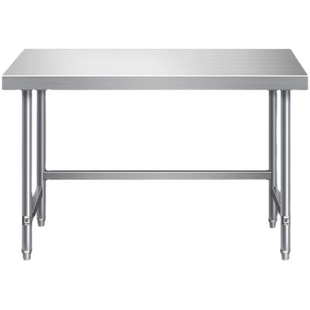 加厚304不锈钢工作台厨房煤气罐操作台灶台切菜桌长方形单层定制