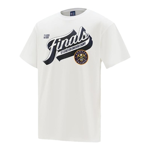 NBA官方正品22-23赛季西区冠军掘金纪念短袖男女情侣运动休闲T恤