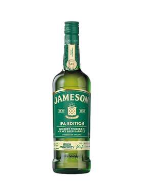【自营】Jameson尊美醇IPA精酿啤酒桶爱尔兰威士忌700ml洋酒烈酒