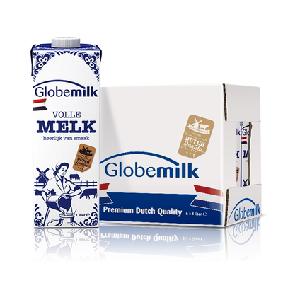 荷兰进口荷高高钙全脂纯牛奶1L*6