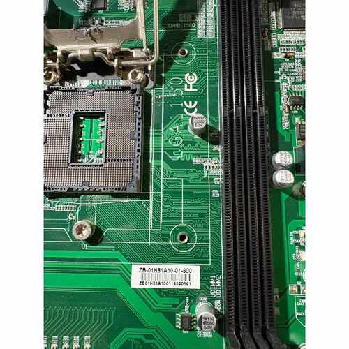 议价ZB01H81A1001工控主板支持4代CPU成色漂亮维修