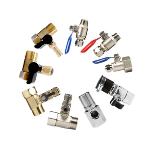 金属家用净水器配件 纯水机一体进水三通球阀 4转2分纯黄铜阀门