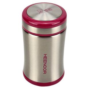 希诺不锈钢保温杯 男士便携矮胖杯子广口品牌真空水杯官网正品