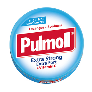 【冠军推荐】德国进口pulmoll飚摩无糖特强薄荷味维生素C润喉糖