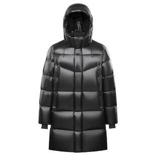 【高梵黑金鹅绒服】先锋4.0六格羽绒服男女冬新款加厚中长款外套