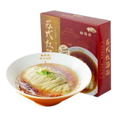 松鹤楼苏式红汤面速食方便面条