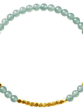 宫里上新正品天然翡翠冰种手串