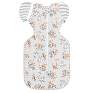 lovetodream澳洲新生婴儿秋冬款四季通用防惊跳投降式棉鸡翅睡袋