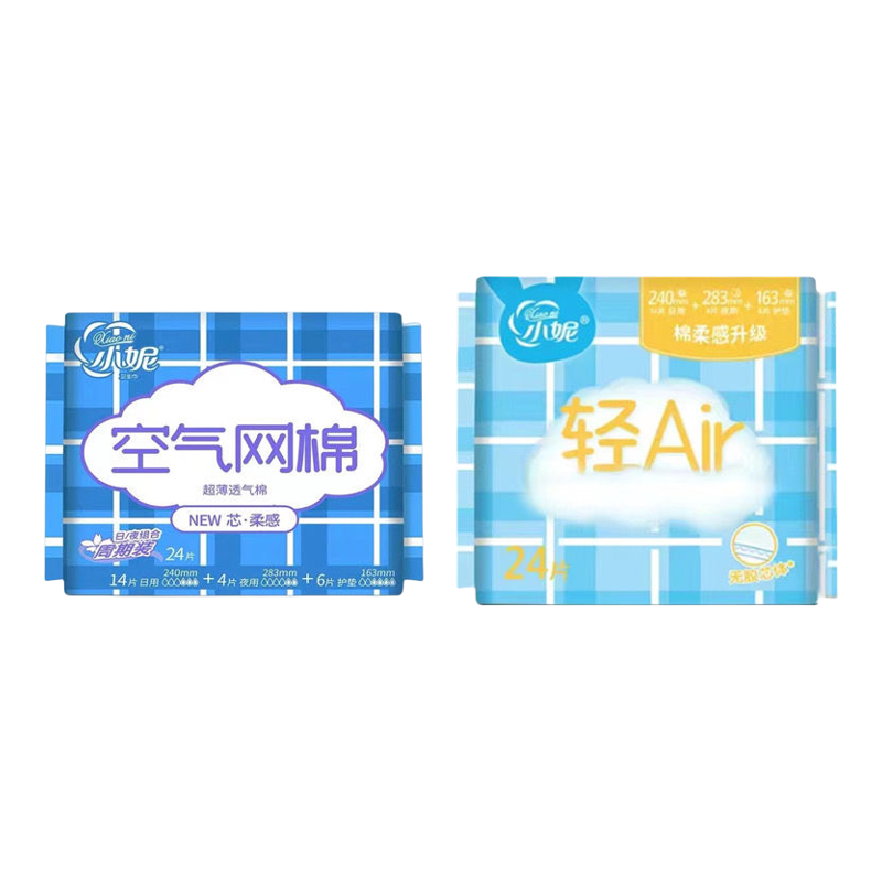 小妮超薄透气轻Air日夜护垫24片