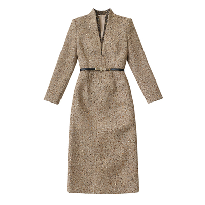 高端轻奢端庄大气正式礼服连衣裙