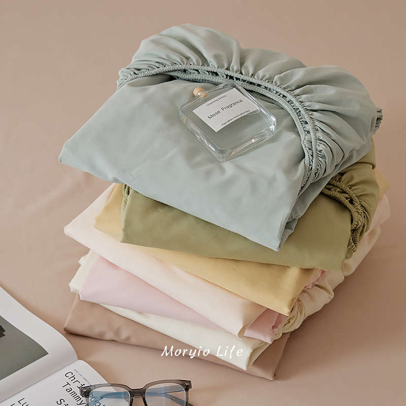 木悠高支100s全棉磨毛单人宿舍床单单件秋冬保暖加厚纯棉床笠床罩