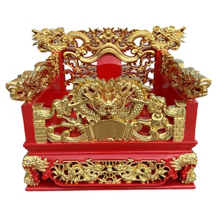 五龙椅神椅红色安金神明用椅请椅神像底座高座佛像宝座文椅小撵轿