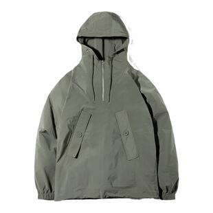 马登工装复古恶劣天气风衣甲板服连帽卫衣夹克防护外套罩衫男士秋