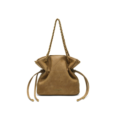 【西木汀】悦风 手提包2025新款女士设计感小个子抽绳斜挎单肩包