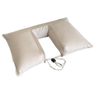 趴用枕头美容床按摩床家用荞麦壳软管丝绵支撑脸部不闷气趴姿专用