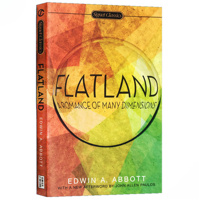 平面国一个多维的传奇故事 英文原版科幻小说 Flatland A Romance of Many Dimensions 埃德温艾勃特 Edwin A. Abbott进口英语书籍