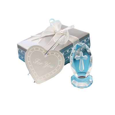 迷你小型水晶十字架摆件圣诞礼品