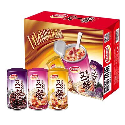 达利园八宝粥360g x12罐莲子多口味营养早餐速食粥整箱装方便美味