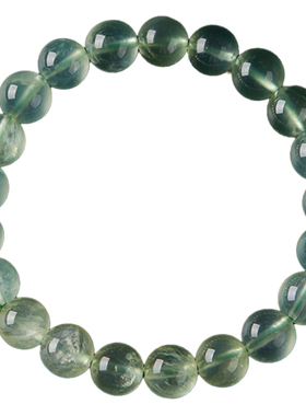 葡萄石荧光绿减压礼物手串高级感