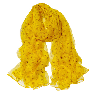 七彩色桑蚕丝长丝巾女2025新款百搭印花韩版洋气围巾长款真丝纱巾