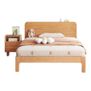 实木床1米5不占地方的床2025新款床实木床1米5x2米的床双人床