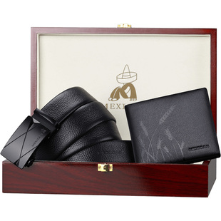 【男士礼物】稻草人钱包男正品真皮2026男士实用皮带套装礼物礼盒