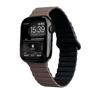 S11【品质硅胶波浪适用苹果表带