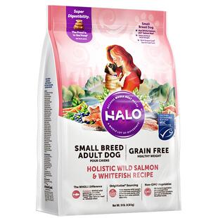 【自营】halo自然光环狗粮小型犬健美鸡鱼纯鲜肉克软便祛泪痕10磅