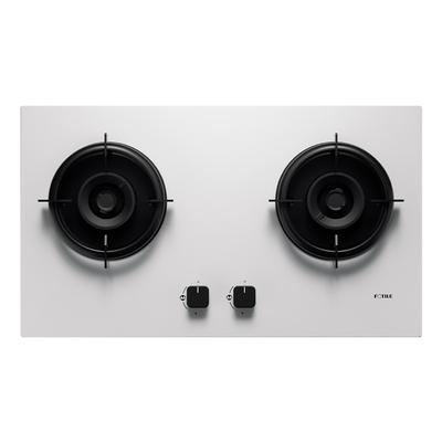 方太5.2kw联动白色燃气灶