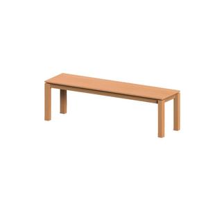 出乎生活海岸长凳樱桃木家用换鞋凳北欧长条凳卧室床尾凳简约餐椅