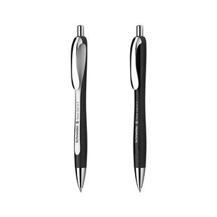 [1秒速干]施耐德中性笔德国进口Rave儒雅礼盒办公商务书写可换笔芯考试专用黑色高端走珠笔企业定制logo团购