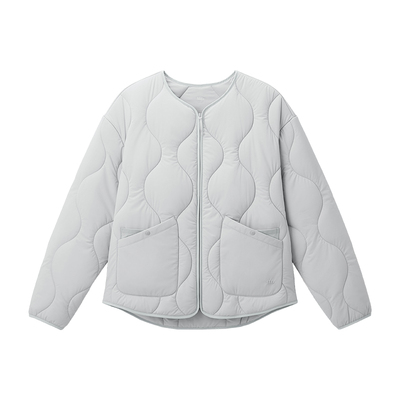 蕉下气绒服外套女轻薄保暖似羽绒棉衣可机洗菱格棉服内胆夹棉外套