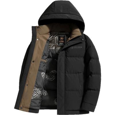 雪中飞短款可拆帽冬季保暖羽绒服