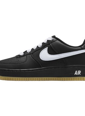 耐克男女童鞋Air Force 1黑色空军一号运动休闲板鞋HQ1911-001