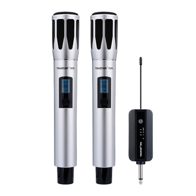 【得胜新品】全金属一拖二无线麦