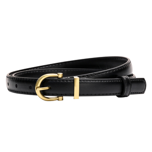 腰带女装饰配牛仔裤皮带设计感小众百搭咖啡色时尚学生男女款裤带