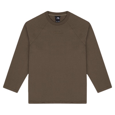 北面UE男重磅纯棉透气长袖T恤