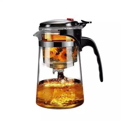 飘逸壶茶水分离一键按压出水