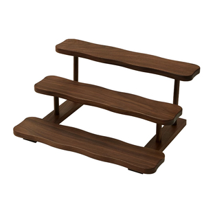 化妆品收纳盒桌面香水口红置物架实木复古梳妆台护肤品首饰收纳架