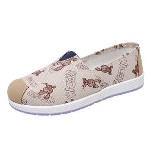 新款老北京布鞋女鞋防滑透气休闲鞋软底开车鞋百搭一脚蹬懒人鞋春