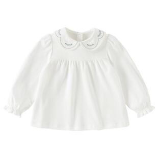 戴维贝拉女童长袖T恤宝宝A类打底衫2026春装新款儿童纯棉童装上衣