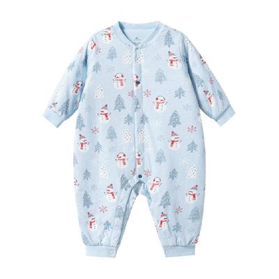 YEEHOO/英氏夹棉秋冬加厚连体衣