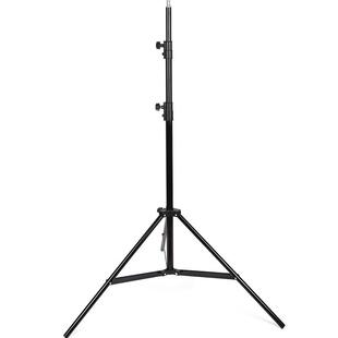 2.8米加粗灯架加固大承重3.3米不锈钢魔术腿神牛闪光灯摄影架便携2米加粗桌面地灯架滑轮弹簧缓冲户外三脚架