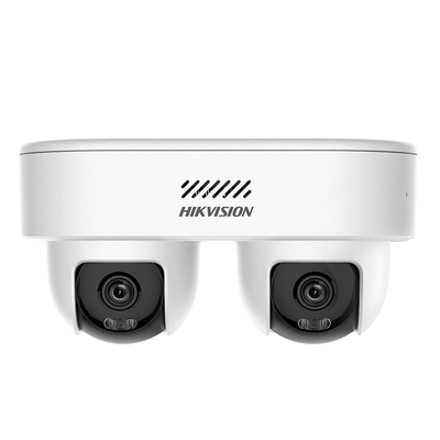 海康威视DS-2CD1Q445-LT 400万白光全彩双向网络摄像机PoE对讲款