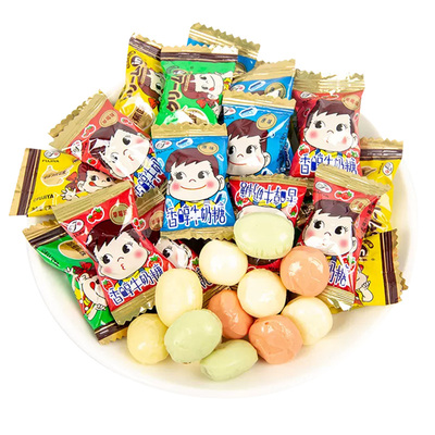 不二家香醇牛奶糖散装日本