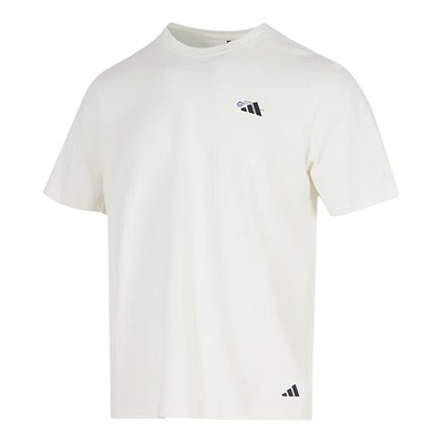 Adidas/阿迪达斯正品2025秋季款男士套头简约运动圆领短袖KC2868