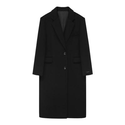 特价  韩版长款羊毛大衣 924 短毛西服职业通勤女装羊毛大衣