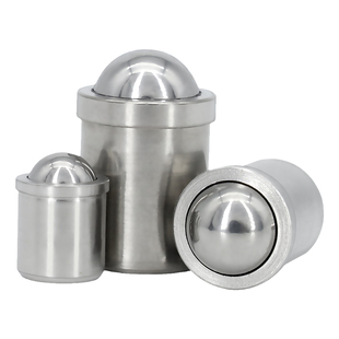 压入式球头柱塞锁紧销304碰珠光身弹簧波珠固定零件不锈钢定位珠