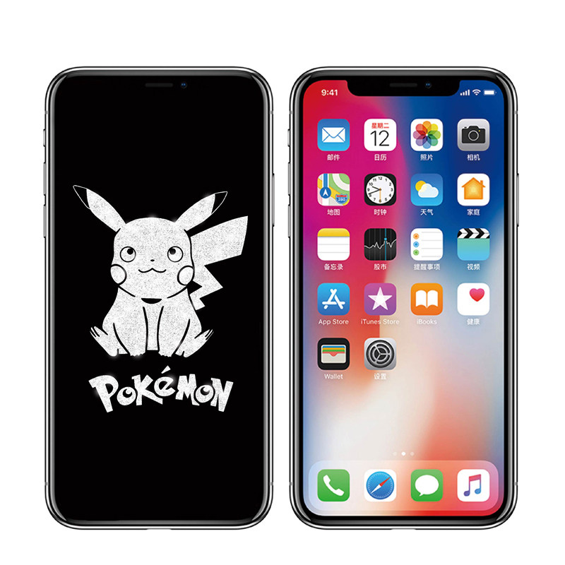适用14卡通全屏潮影iphone16promax手机膜xs苹果13pro影息11玻璃钢化xr防爆膜全屏玻璃贴潮影12带图