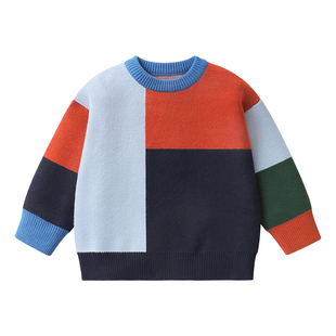 男童毛衣针织衫儿童春装2026新款童装小童男孩秋冬宝宝上衣内搭潮